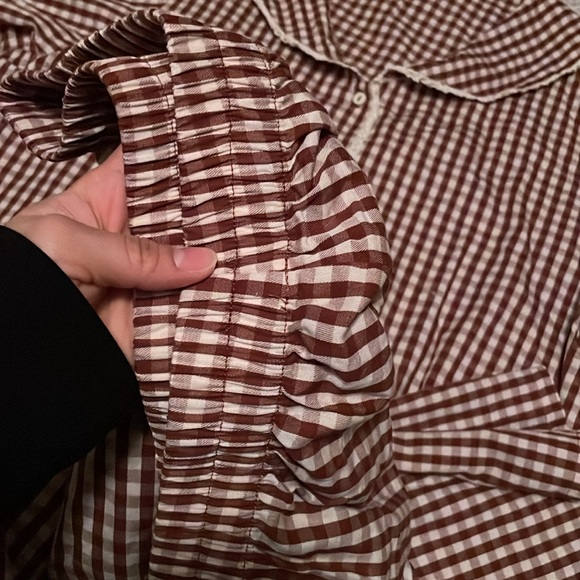 Rylee + Cru Brick Gingham Pajamas - Picture 12 of 12
